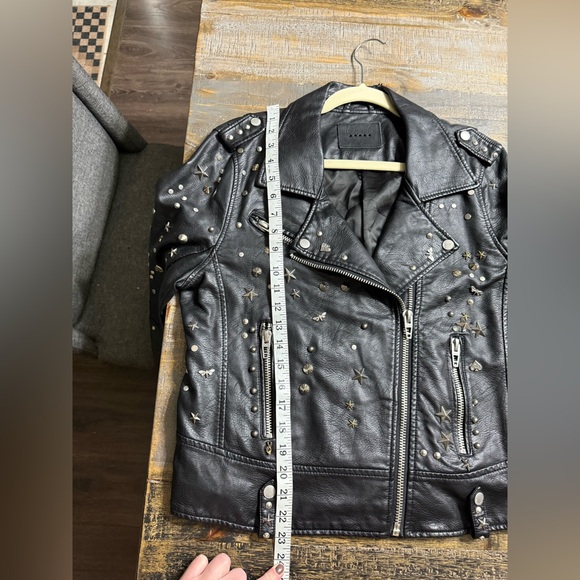 Blank NYC Westside Moto Jacket with Star Embellishments - Picture 9 of 12